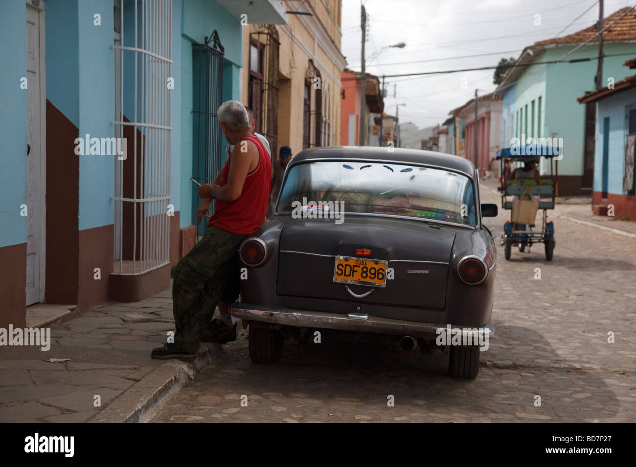 old car in Trinidad Stock Photo - Alamy