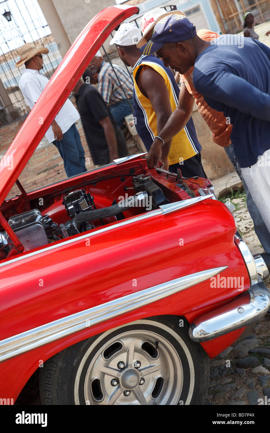 old car in Trinidad Stock Photo Alamy