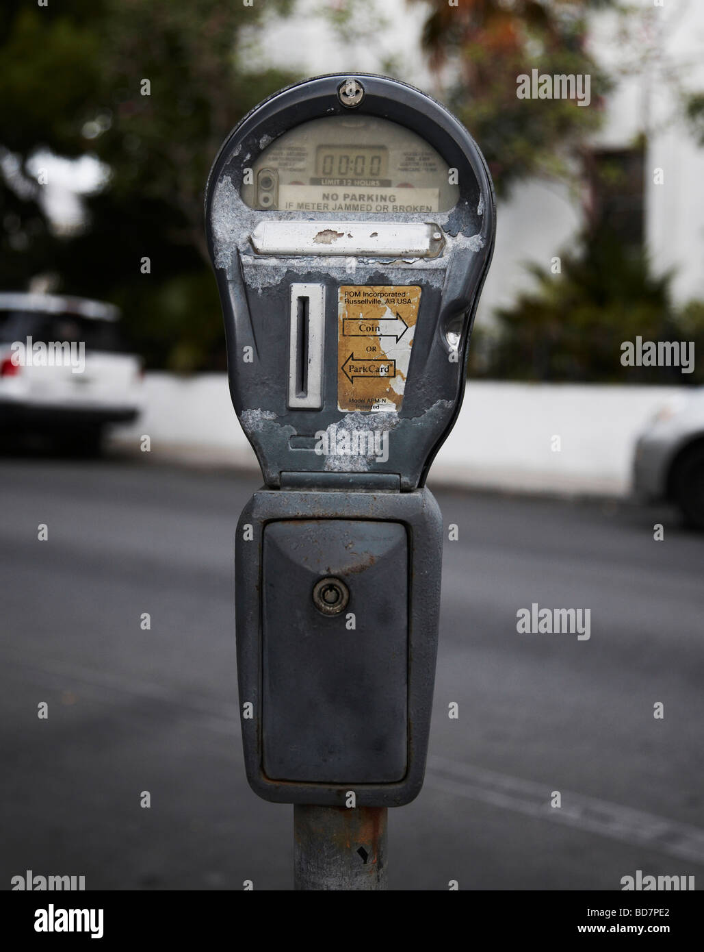 parking meter Florida USA Key West Stock Photo