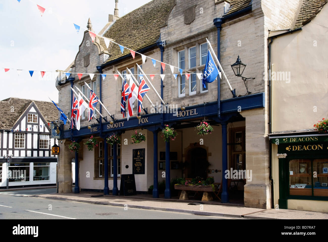 The Snooty Fox Inn at Tetbury Stock Photo Alamy