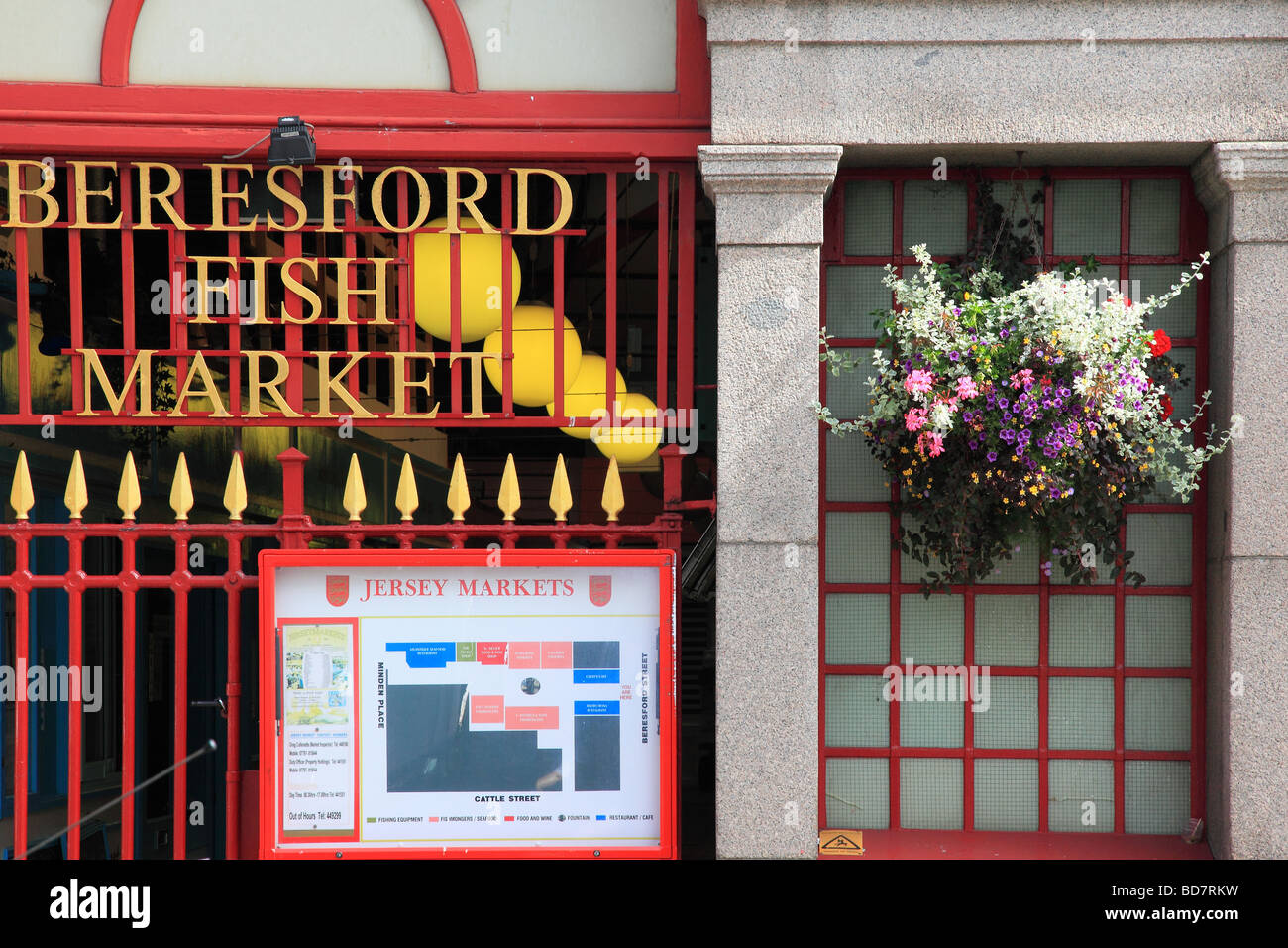Fish Market in St. Helier Jersey Channel Islands Stock Photo Alamy