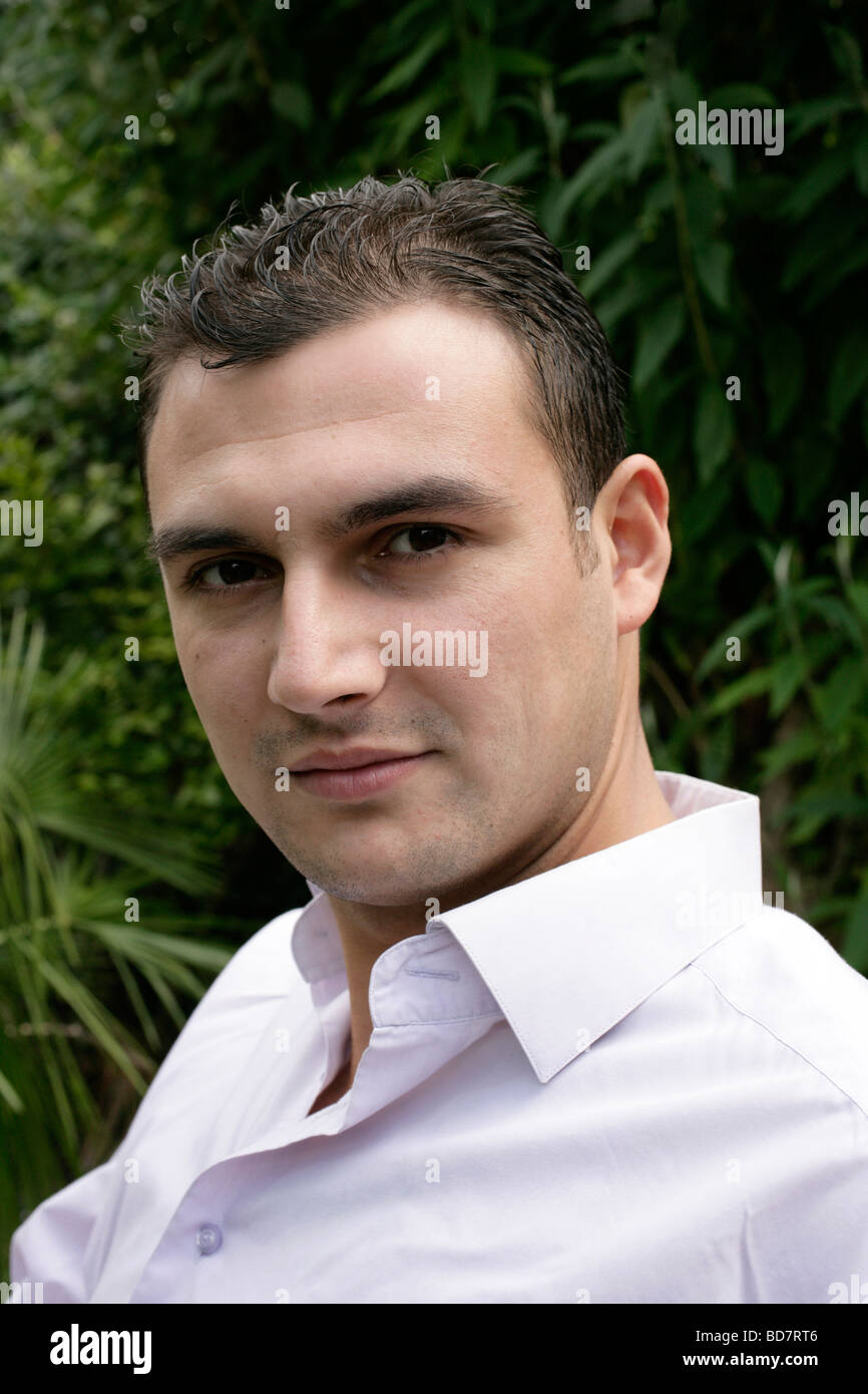 Young Turkish man aged 27 Stock Photo