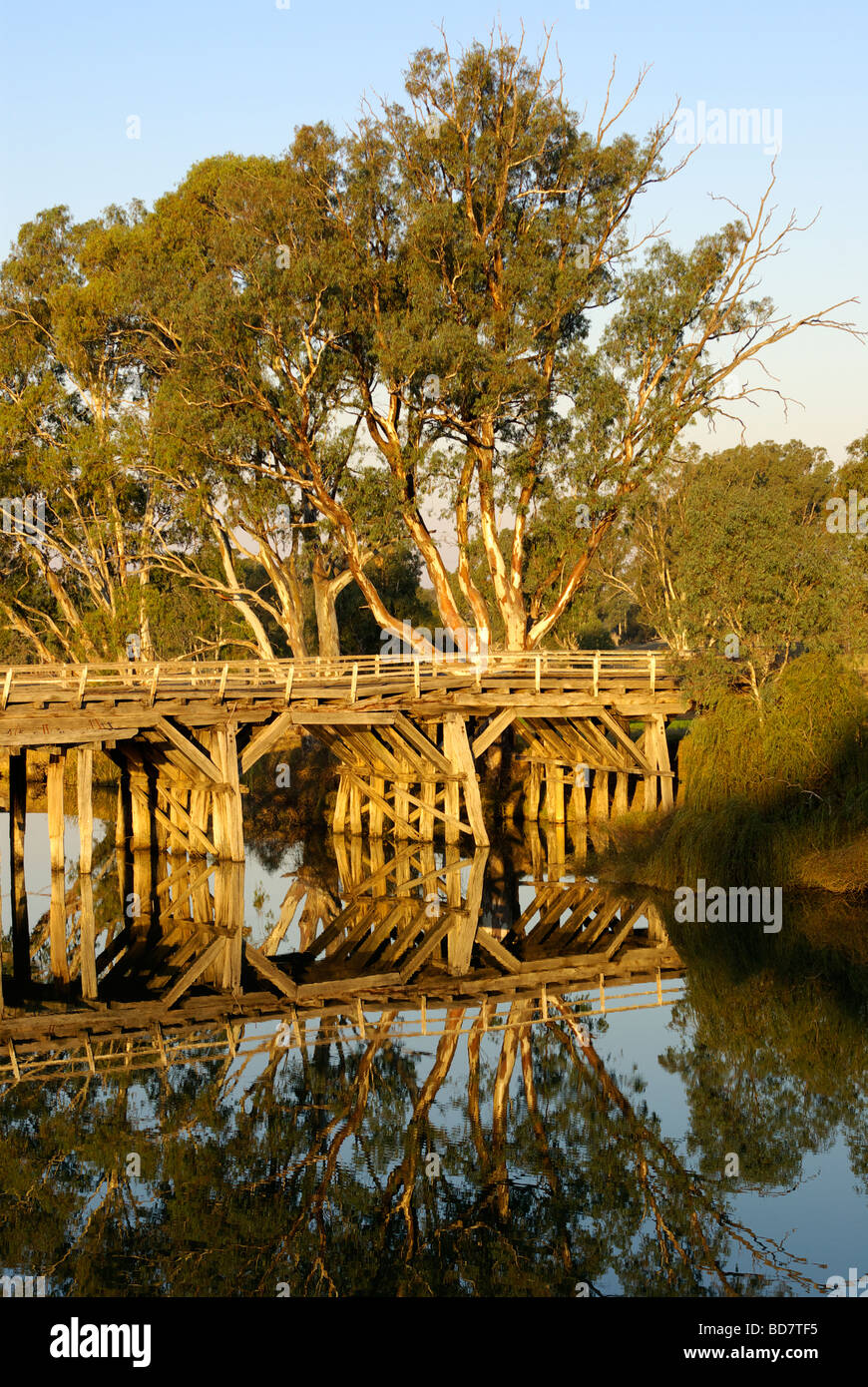 Chinaman's Bridge across the Goulburn River, near Nagambie, Victoria