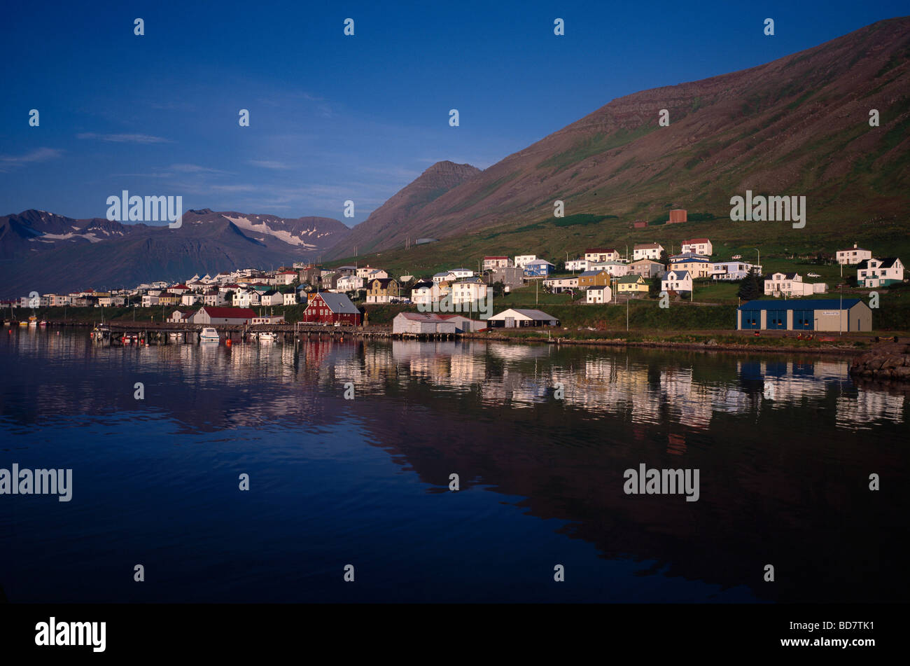 The Town Siglufjordur Iceland Stock Photo Alamy The Town Siglufjordur Iceland Stock Photo Alamy