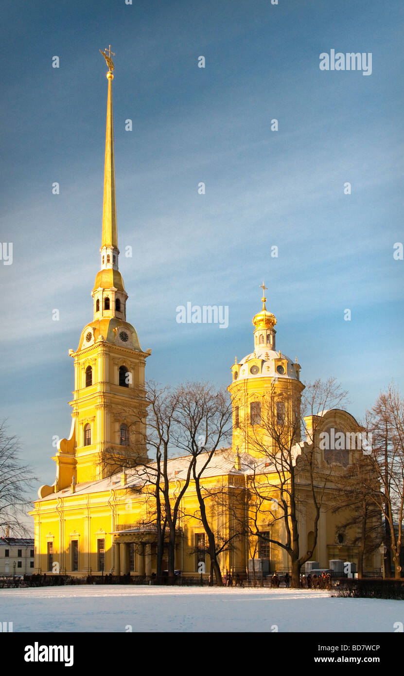 The Peter and Paul Cathedral, Saint Petersburg, Russia Stock Photo