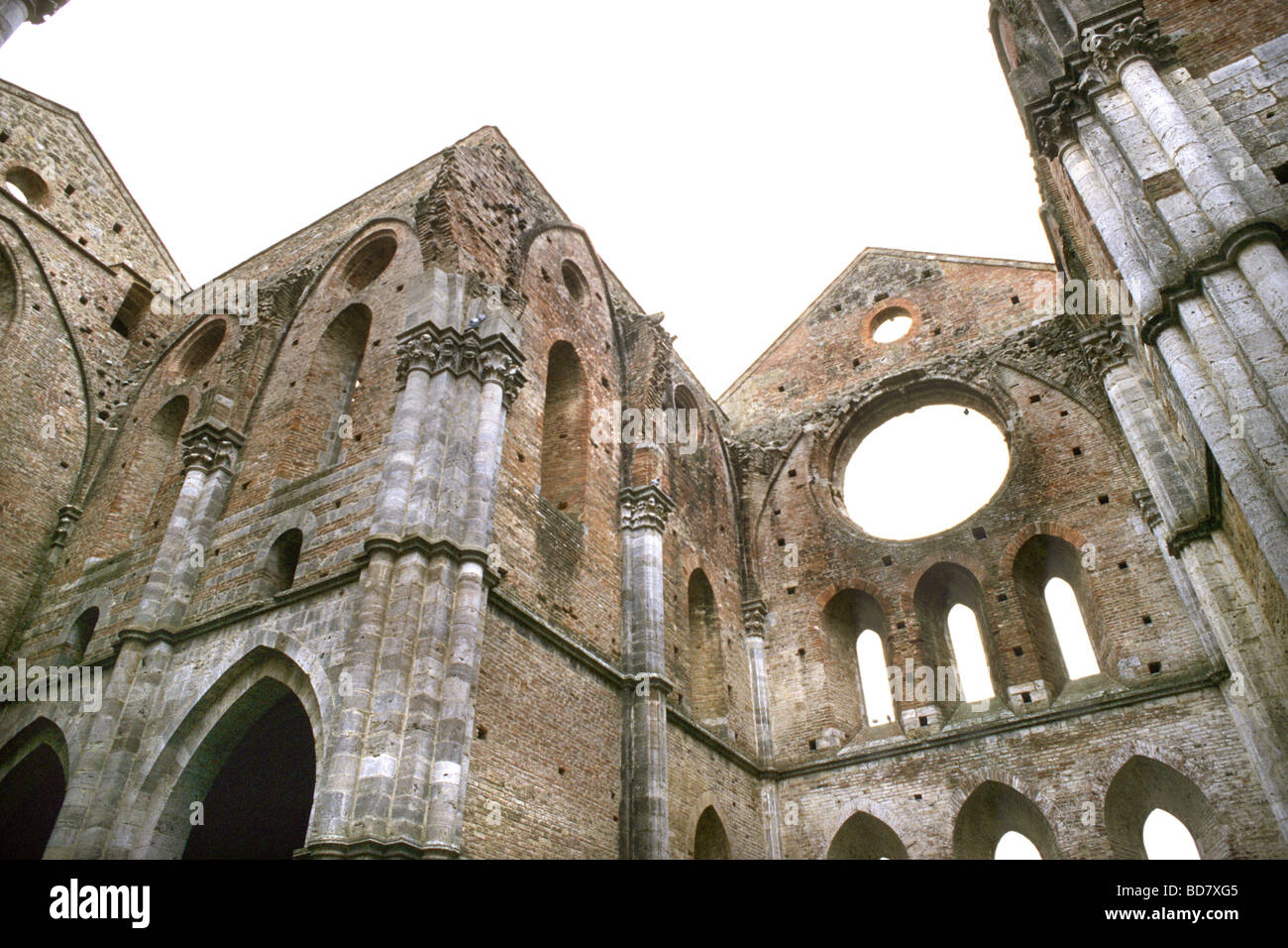 Abbey of San Galgano Siena Italy Stock Photo