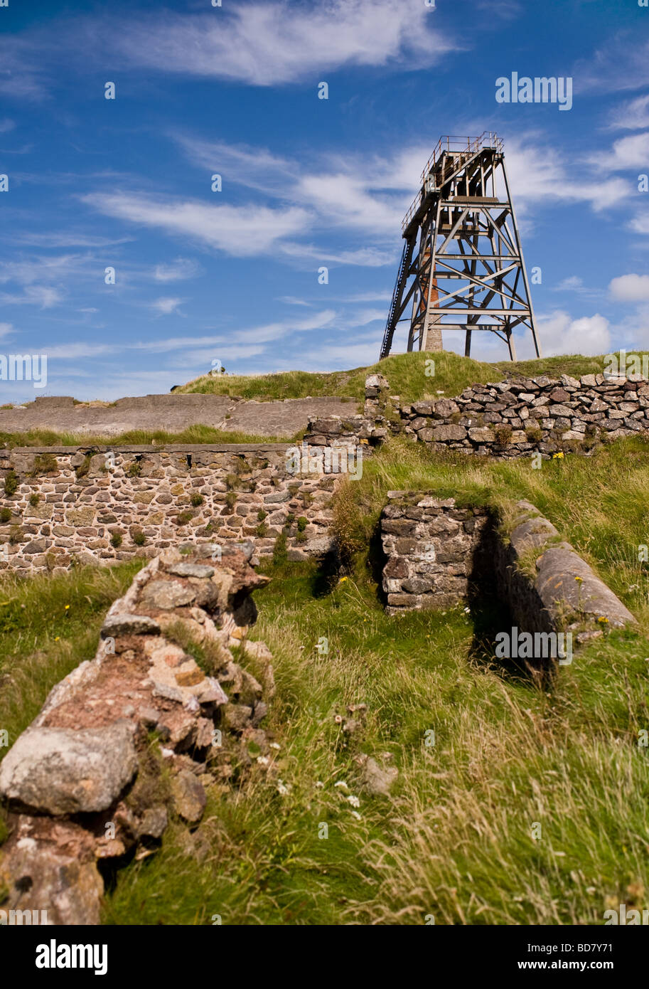 Allens Shaft headframe at the Botallack Tin Mine in Cornwall. Photo by ...
