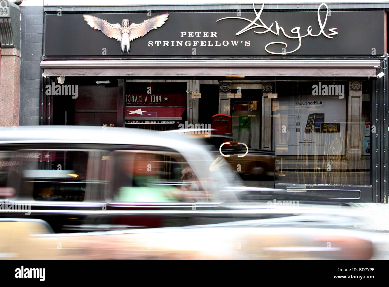 Peter Stringfellow;s Angels nightclub, London Stock Photo