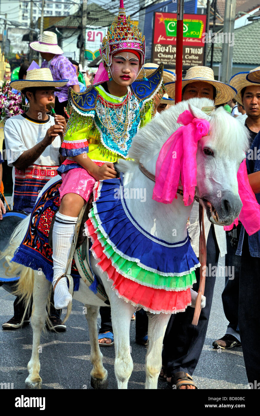 poi sang long festival costume worn by a boy from the Shan tribe Stock  Photo - Alamy