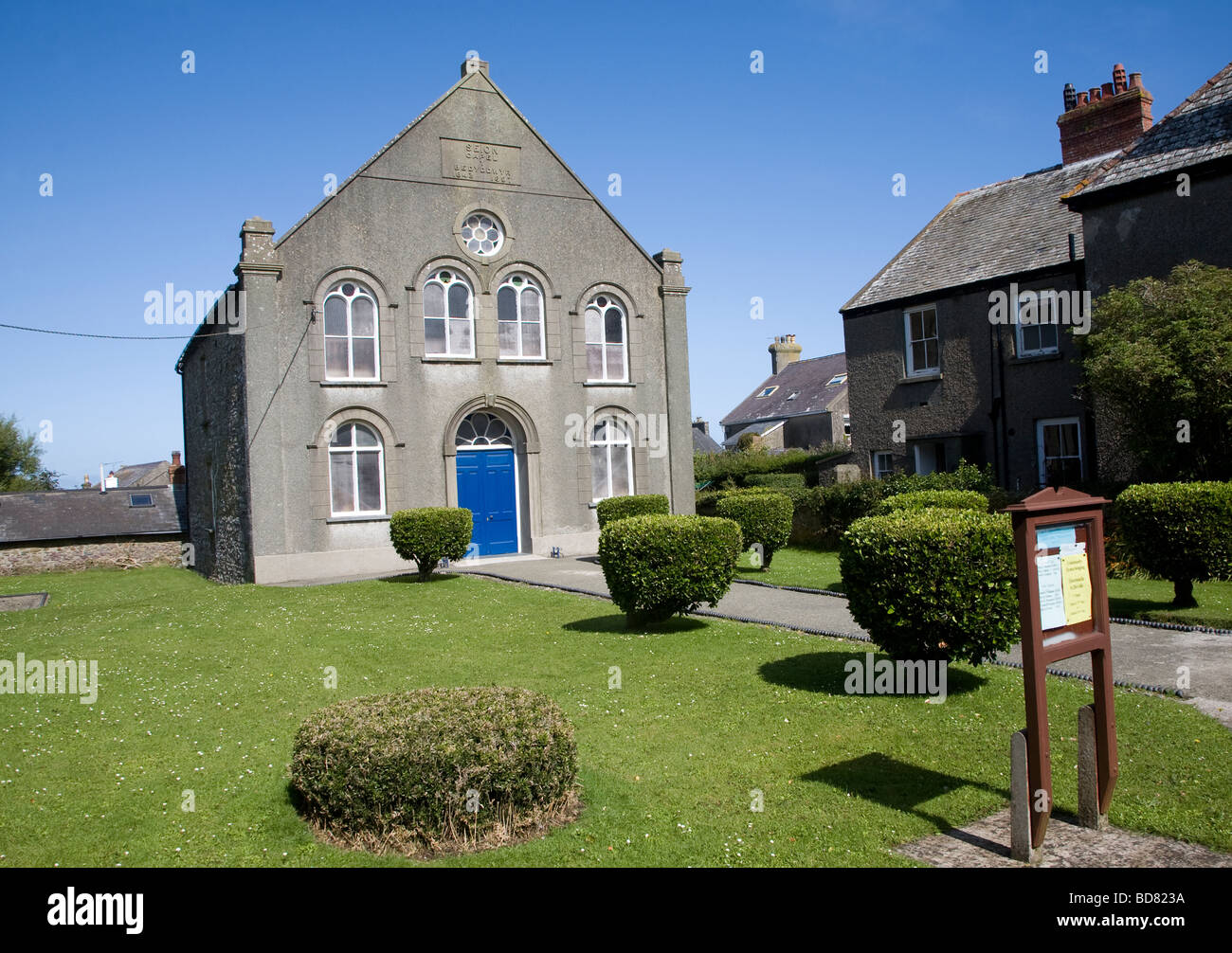 Zion Seion Baptist chapel St Davids Pembrokeshire Wales Stock Photo