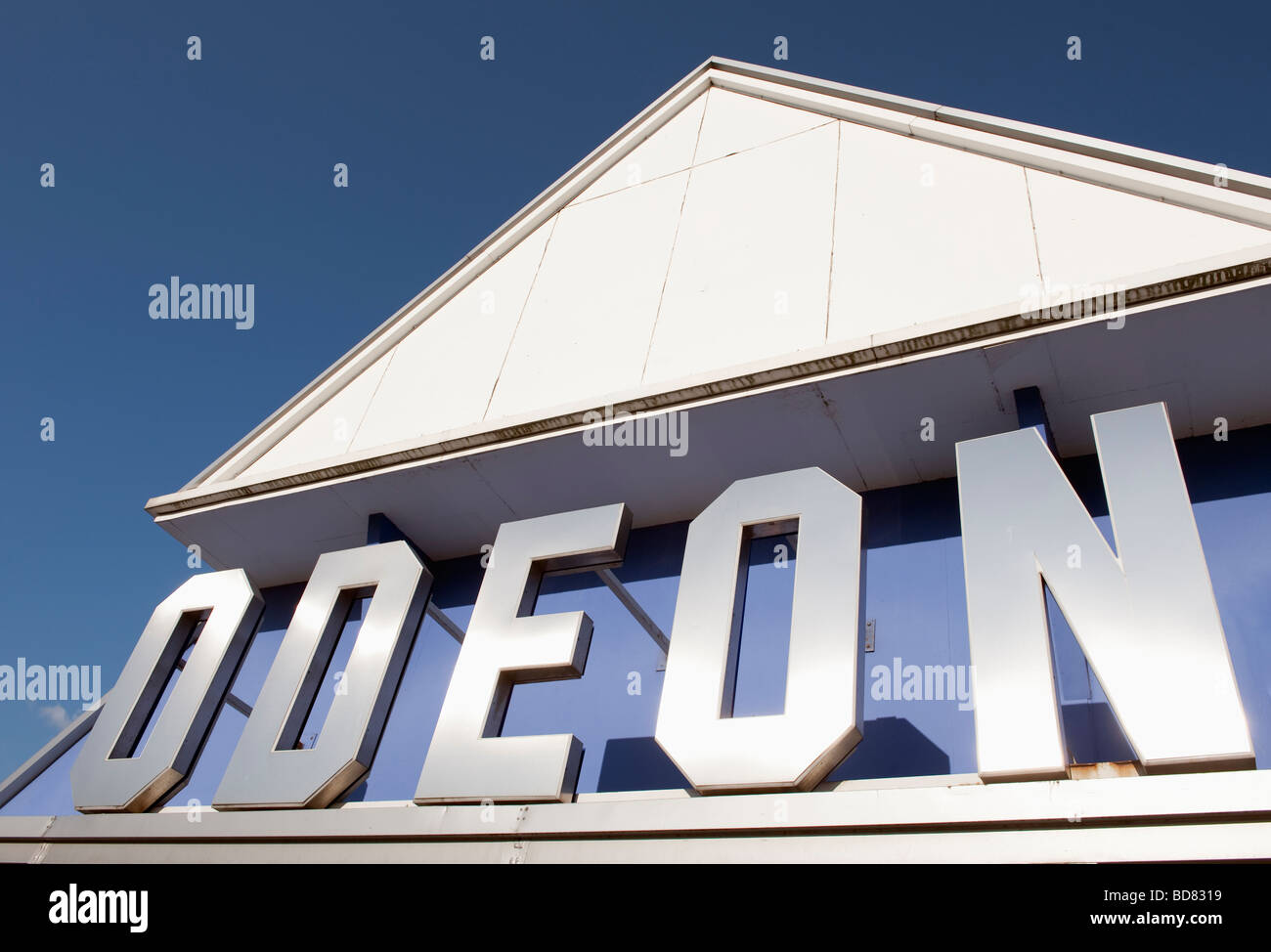 'Odeon cinema'  sign Stock Photo
