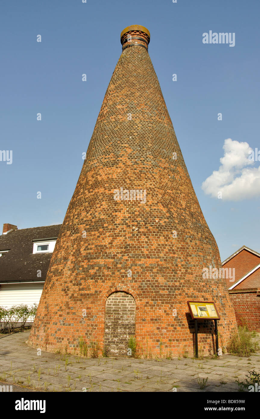 Medieval, brick-making Kiln, Nettlebed, Oxfordshire, England, United Kingdom Stock Photo