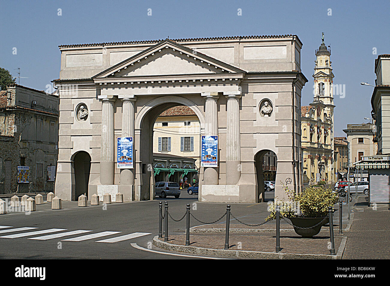 Porta Ombriano Crema Cremona Italy Stock Photo - Alamy