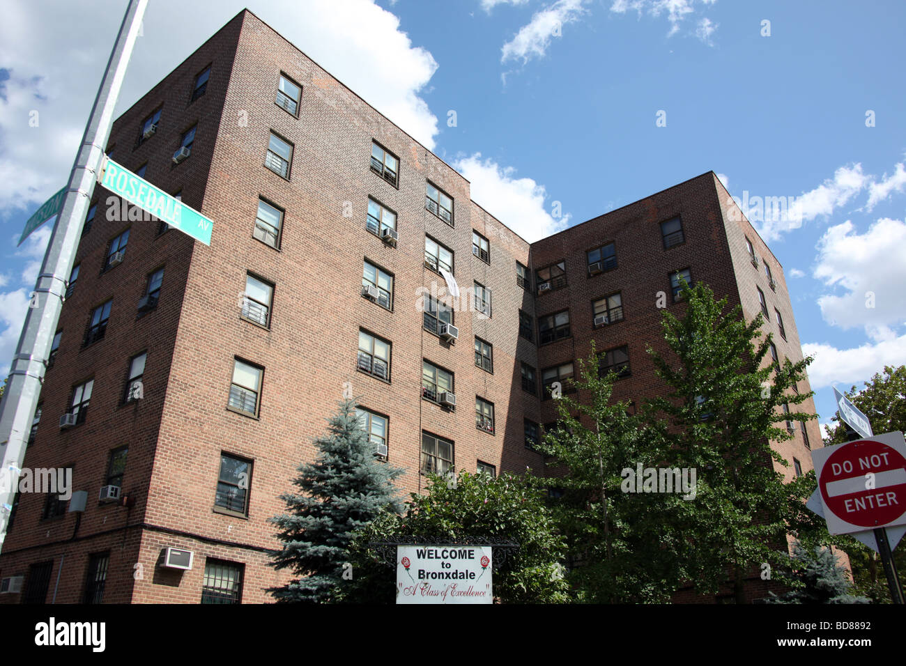 1090 Rosedale Avenue, Bronx, New York, childhood home of U.S. Supreme Court Justice Sonia Sotomayor Stock Photo