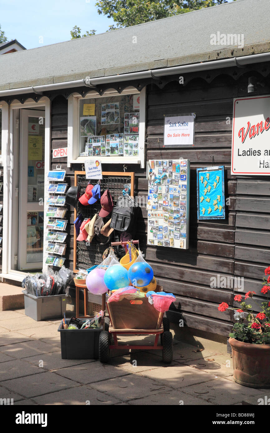 Shop with souvenirs on Sark Island in the village Channel Islands Stock Photo
