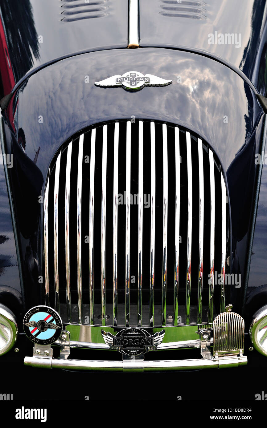 and grille at Boston Classic Car Show, Lincolnshire Stock