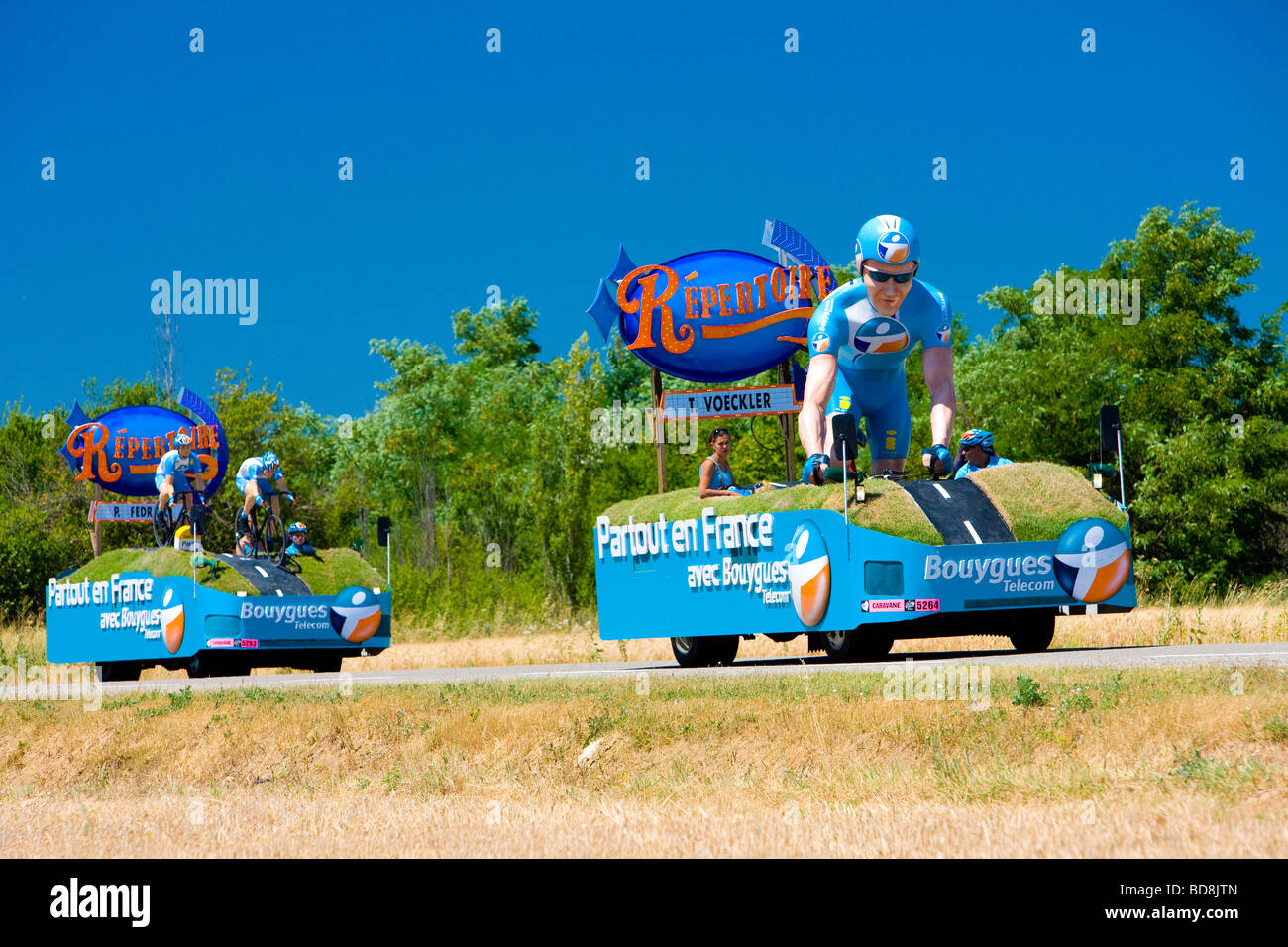 Tour de France 2008 Provence France Stock Photo Alamy