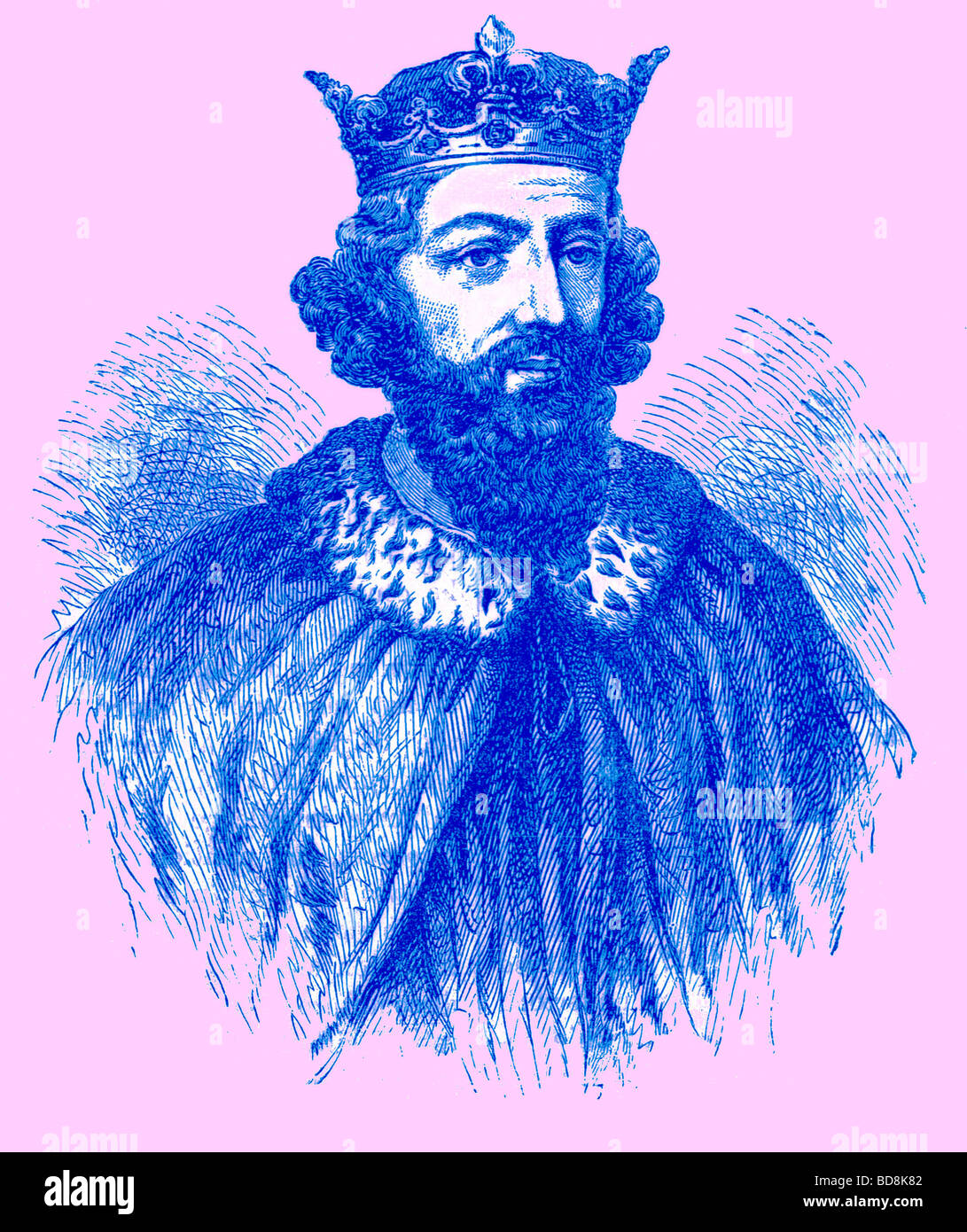 King Alfred Illustration from Cassell s Illustrated Universal History
