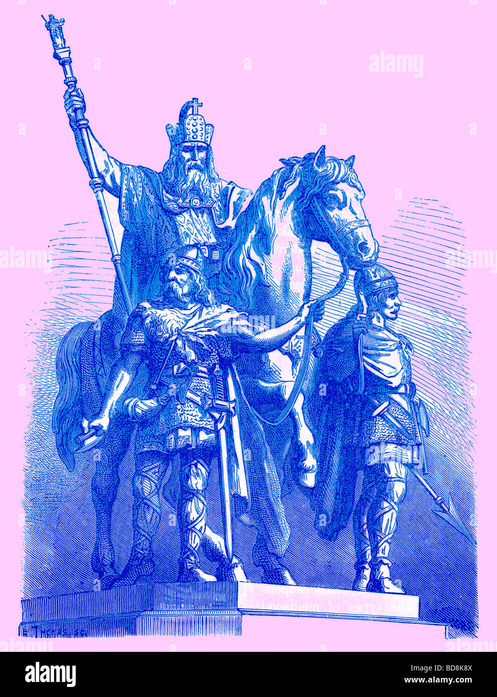 Emperor charlemagne statue hi-res stock photography and images - Alamy