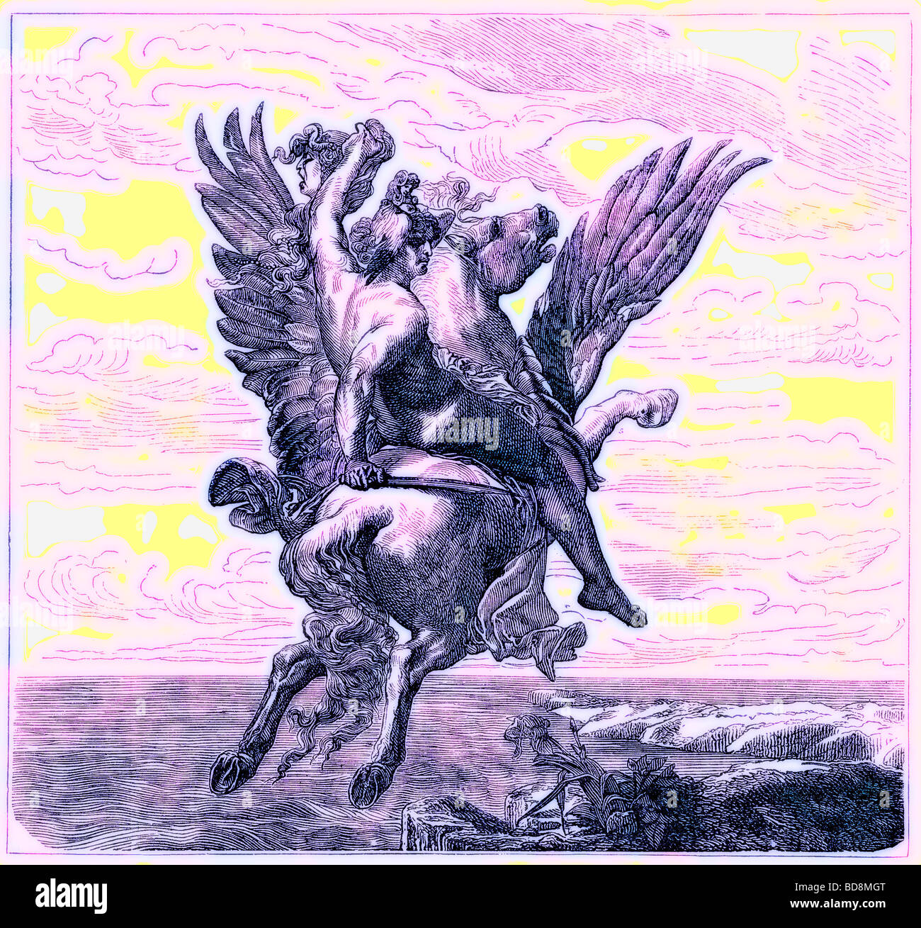 рождение пегаса. дети медузы горгоны и посейдона. белла сара табун пегас. крылатый единорог. черные единороги и пегасы.