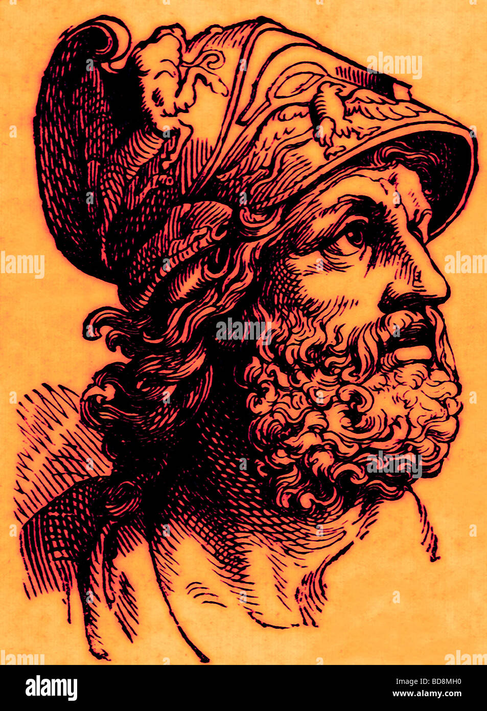 Menelaus Illustration from The Illustrated History of the World ...