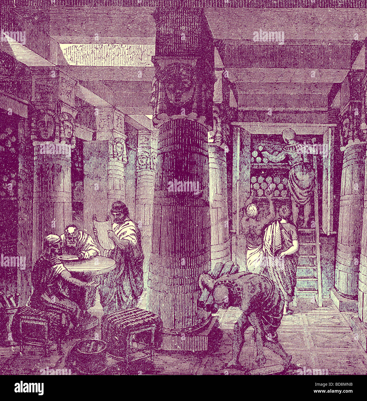 Alexandria library ancient hires stock photography and images Alamy