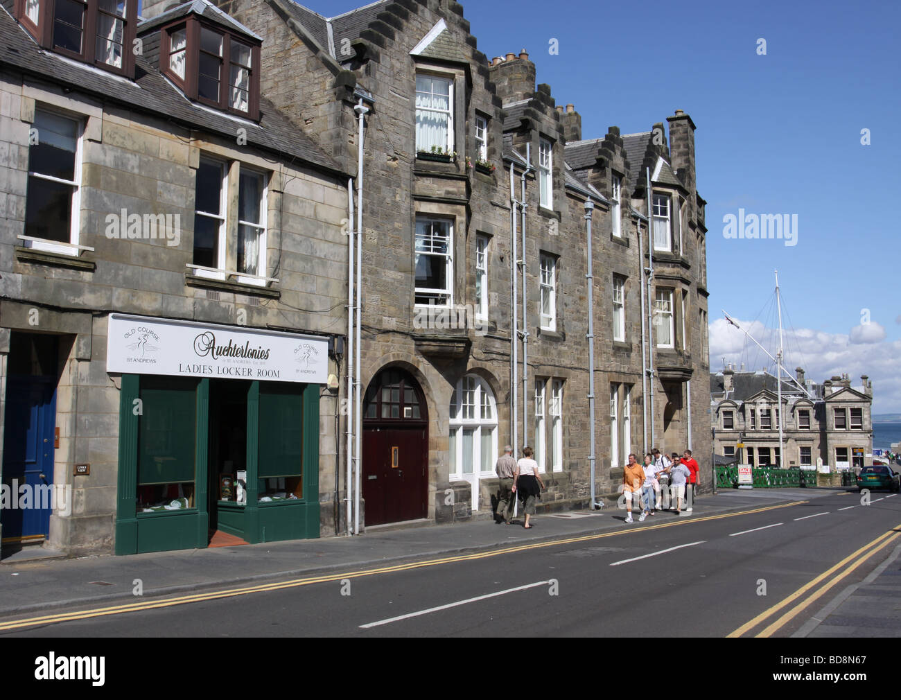 Exterior of Auchterlonies Ladies Locker Room Golf Shop St Andrews Fife
