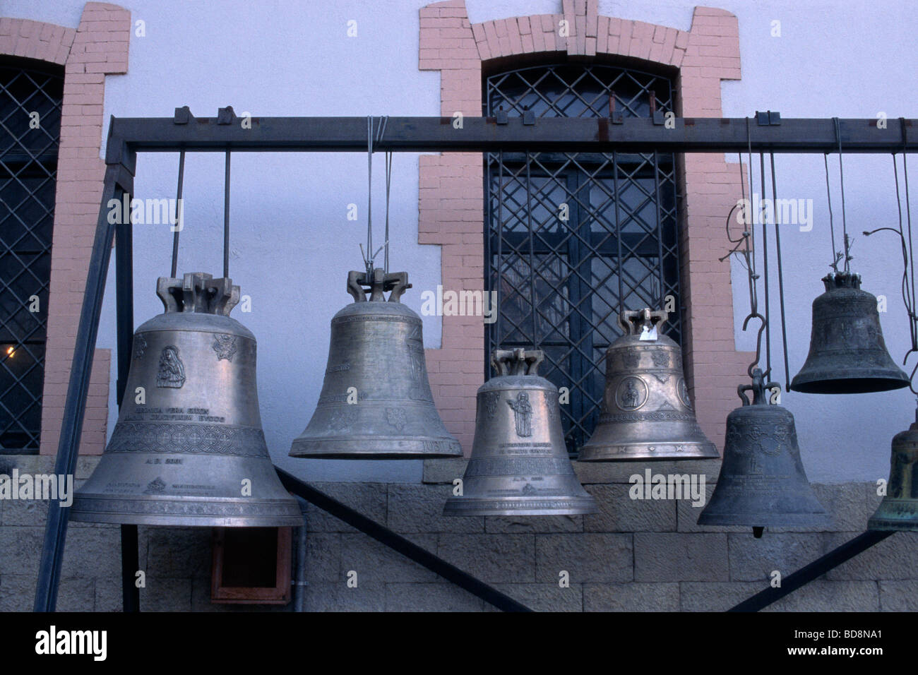 Italy, Molise, Agnone, Fonderia Pontificia Marinelli, bell factory Stock Photo