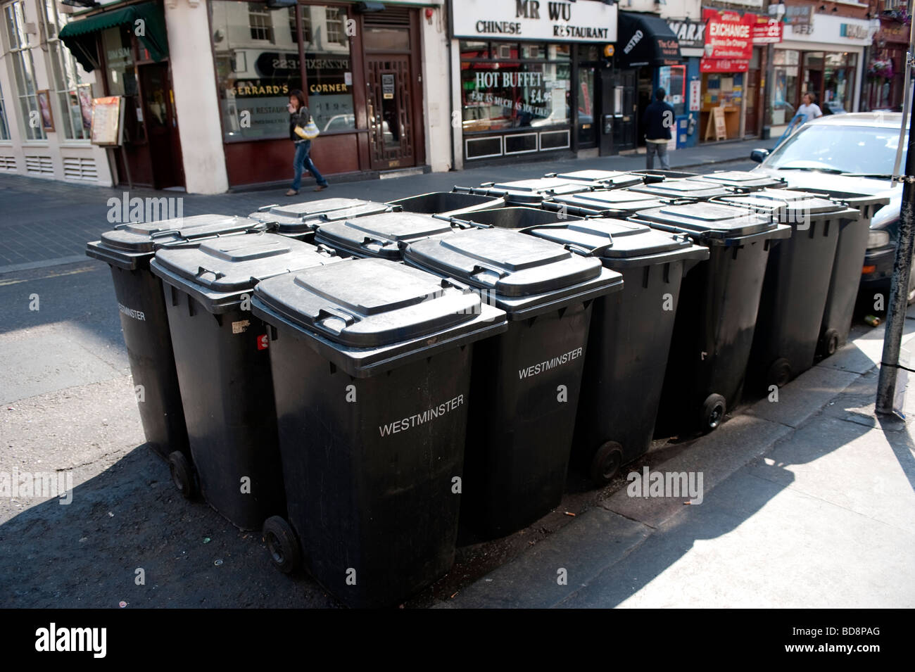 Wheelie dust dustbin hires stock photography and images Alamy