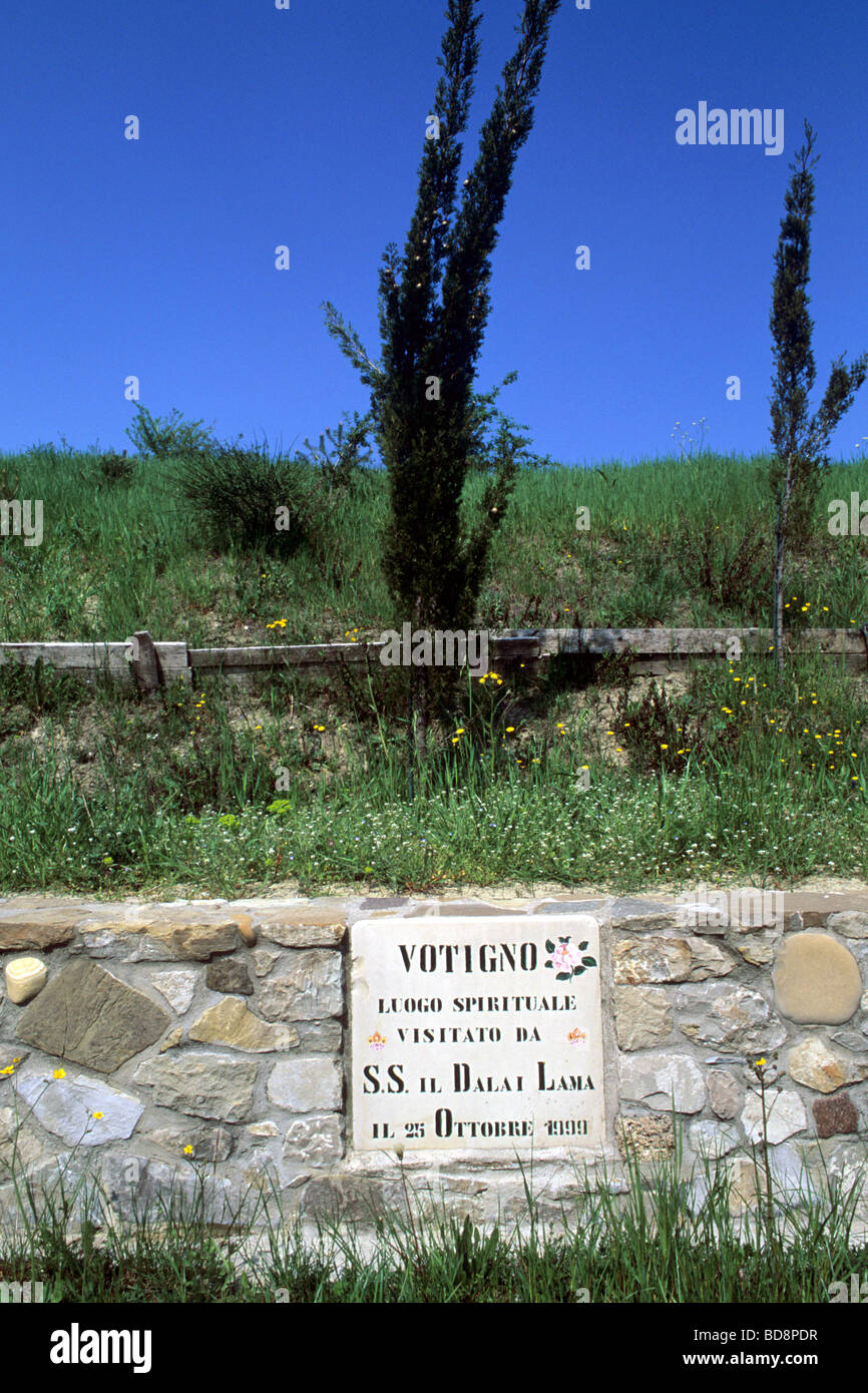house of tibet votigno of canossa Stock Photo Alamy