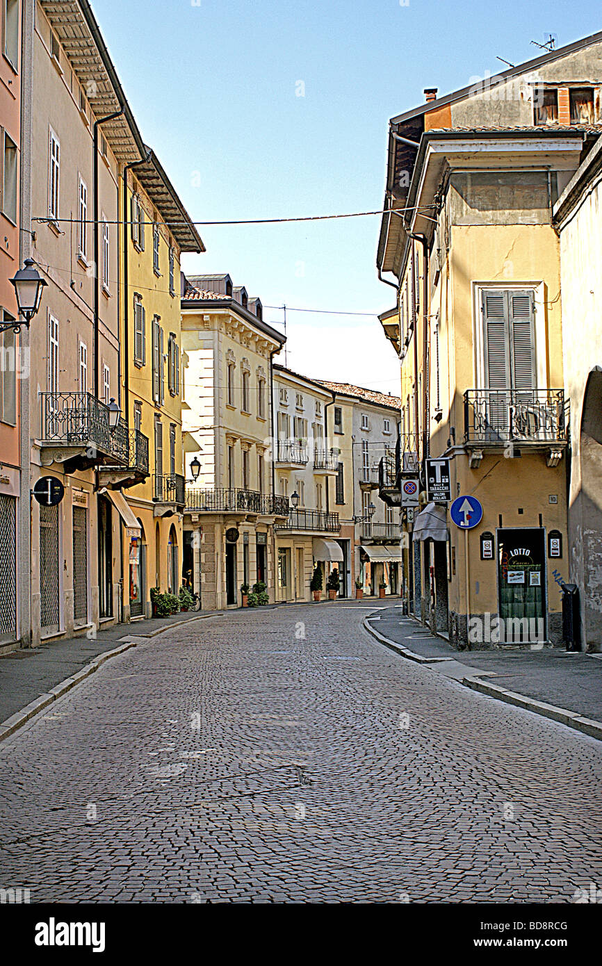 Historical centre of Crema Cremona Italy Stock Photo Alamy