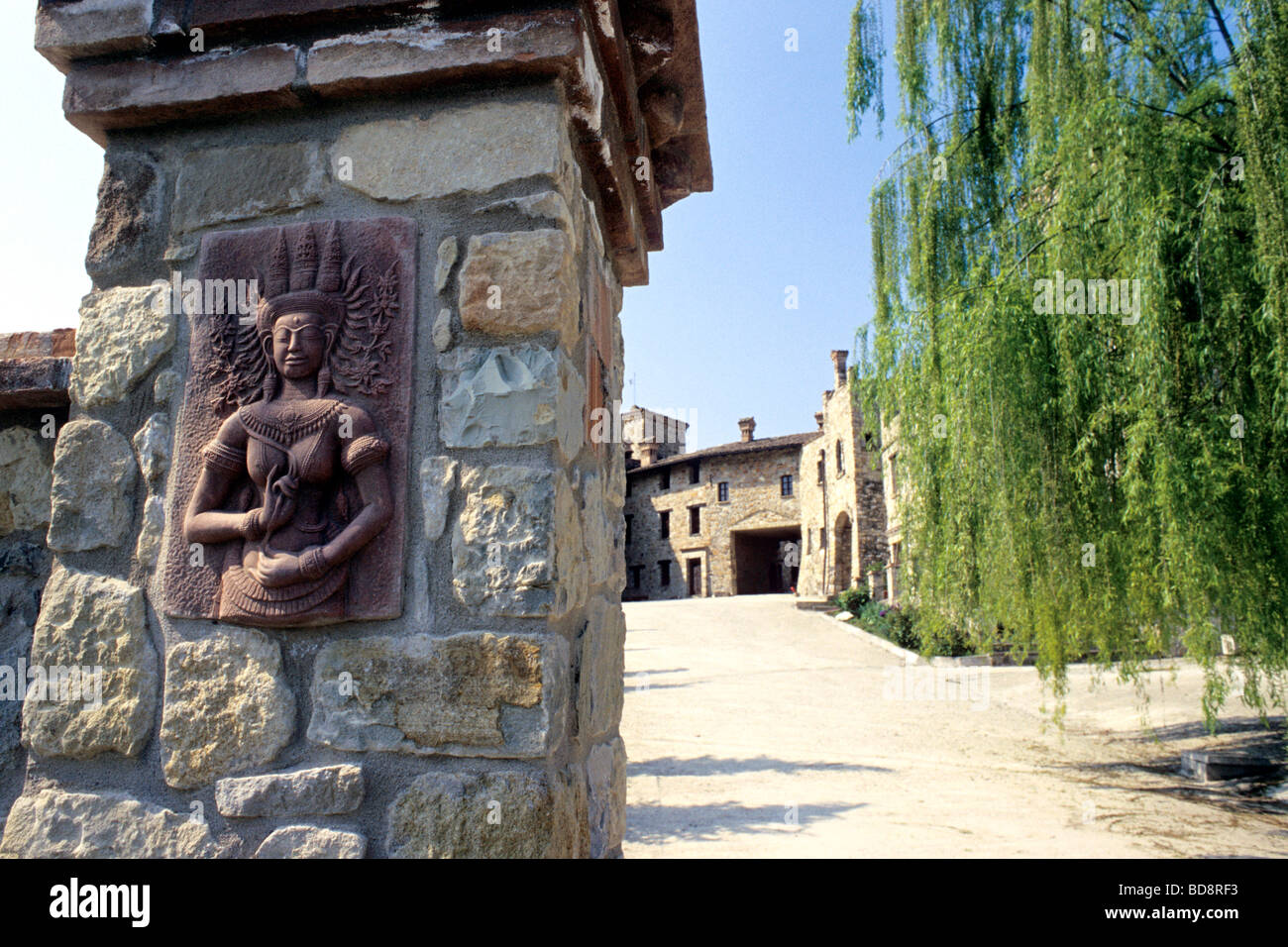 house of tibet votigno of canossa Stock Photo Alamy