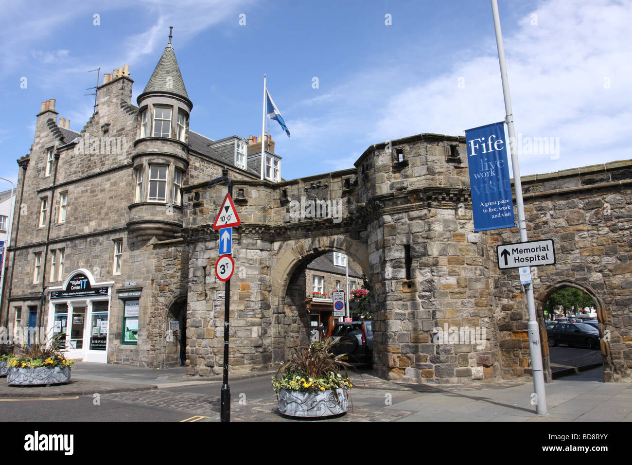 West port an old city gate in St Andrews Scotland August 2009 Stock Photo -  Alamy