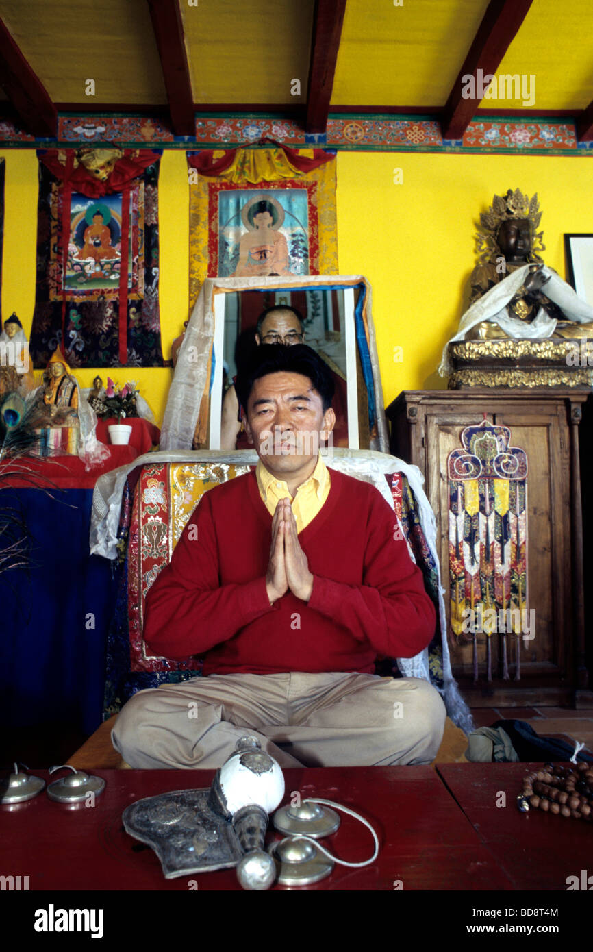 house of tibet votigno of canossa Stock Photo Alamy