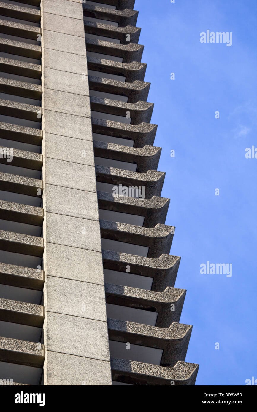 Tower Apartment Block at the Barbican London Stock Photo Alamy