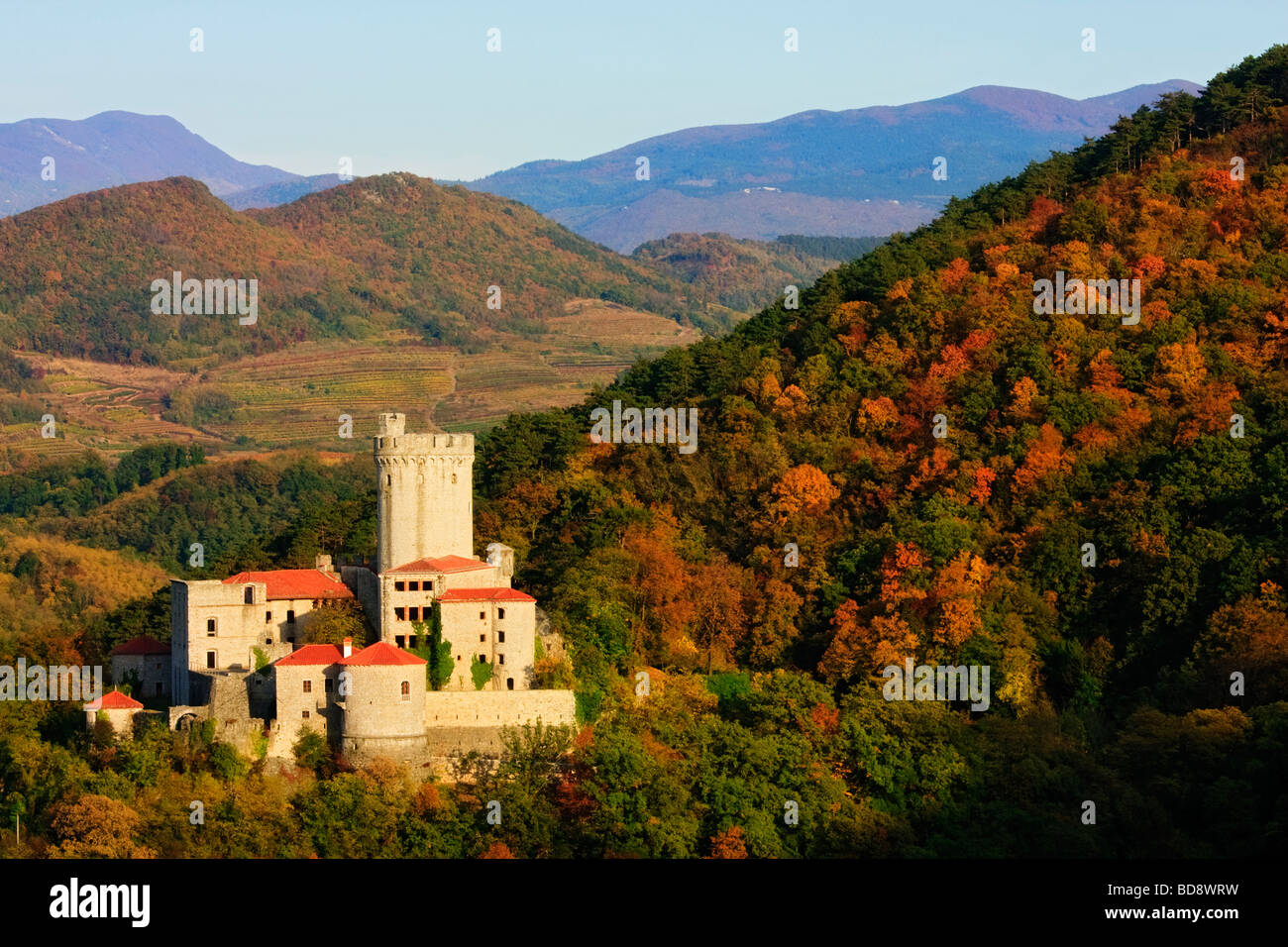 Rihemberk Castle Branik Vipava Valley Nova Gorica Slovenia Stock Photo Alamy