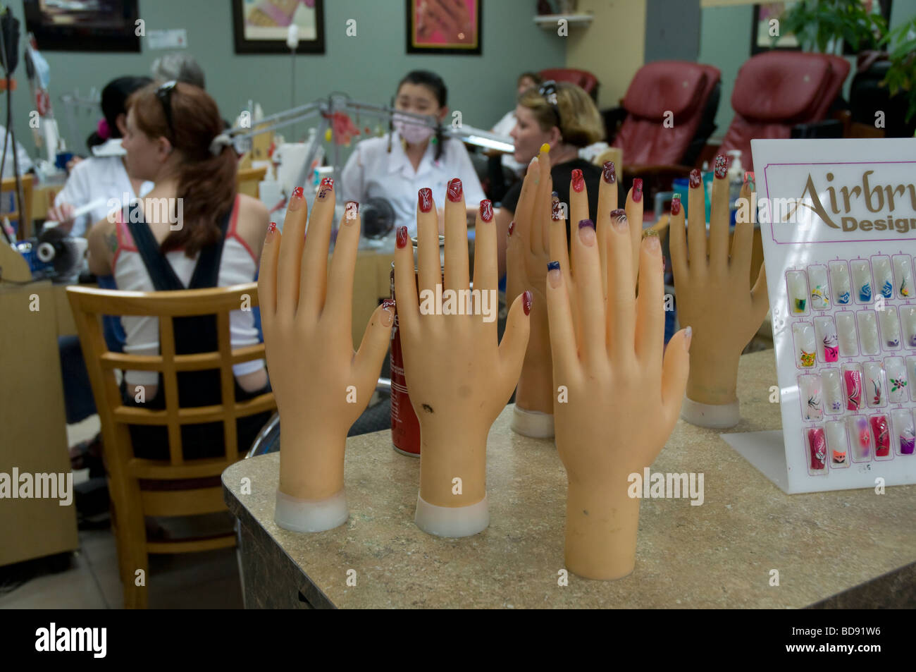 Fake nails hires stock photography and images Alamy