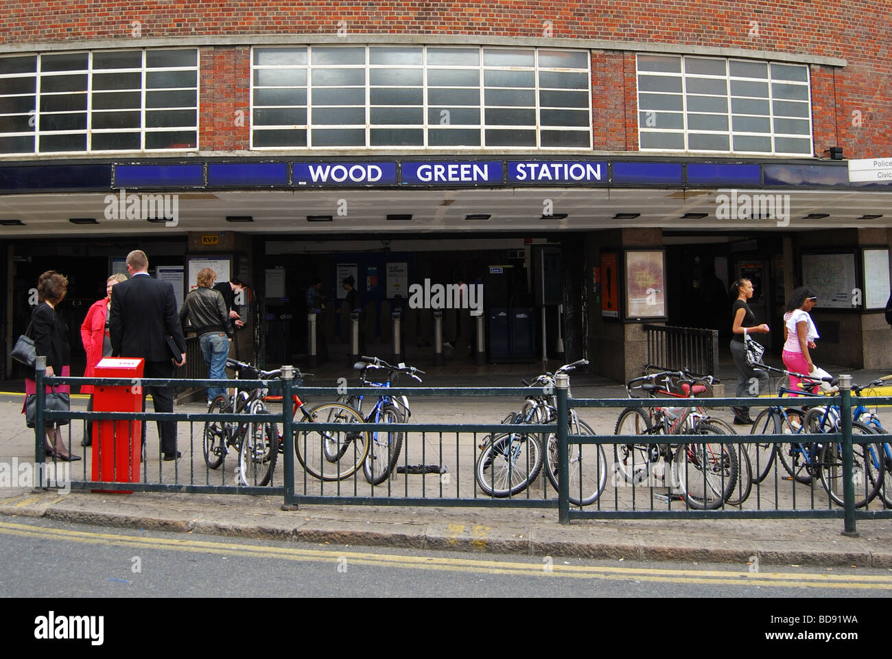 Wood green underground Station, Wood green, London Stock Photo Alamy