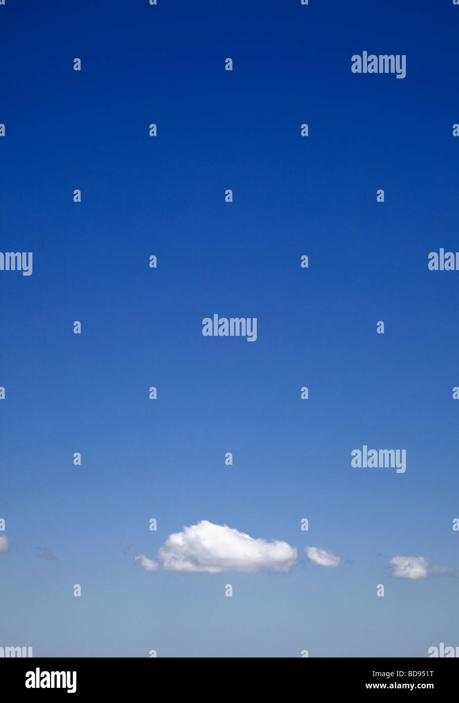 Blue sky with cumulus clouds Stock Photo - Alamy