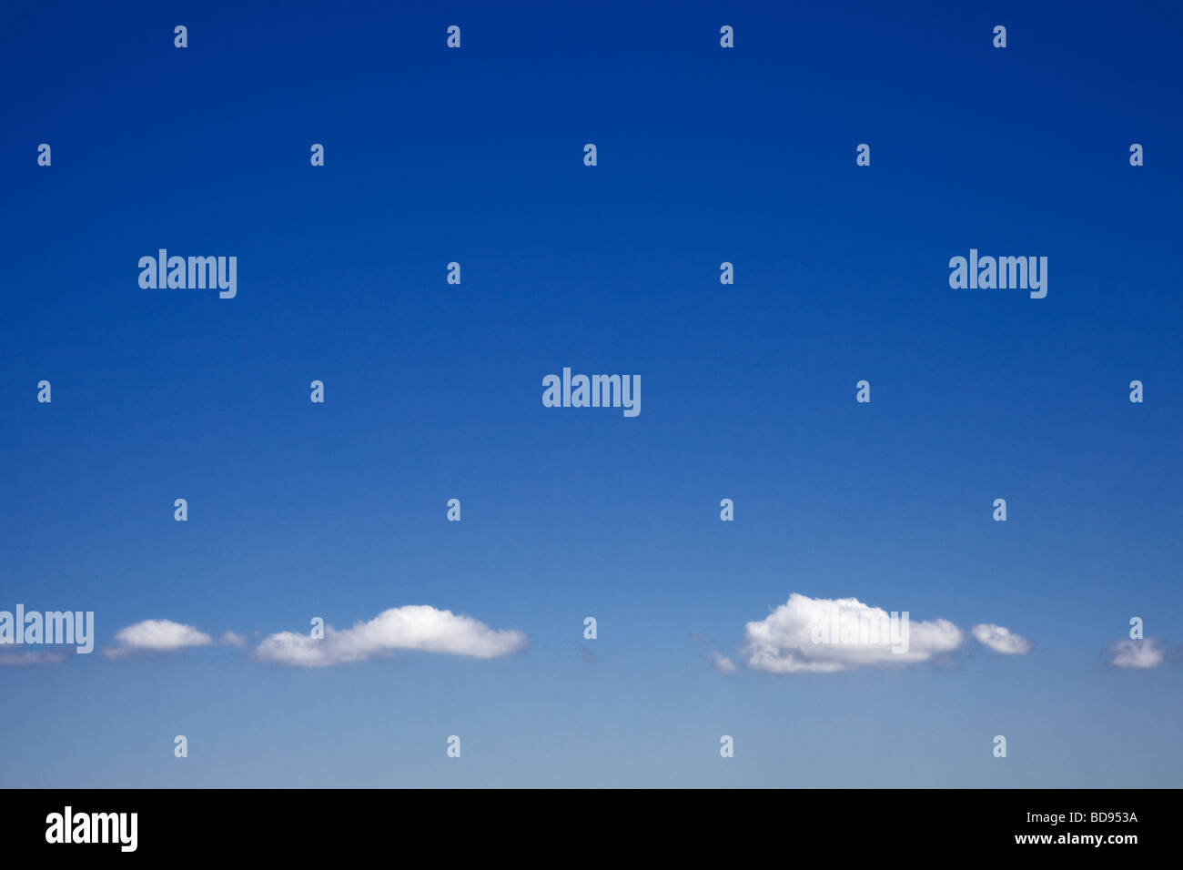 Clouds in a blue sky Stock Photo