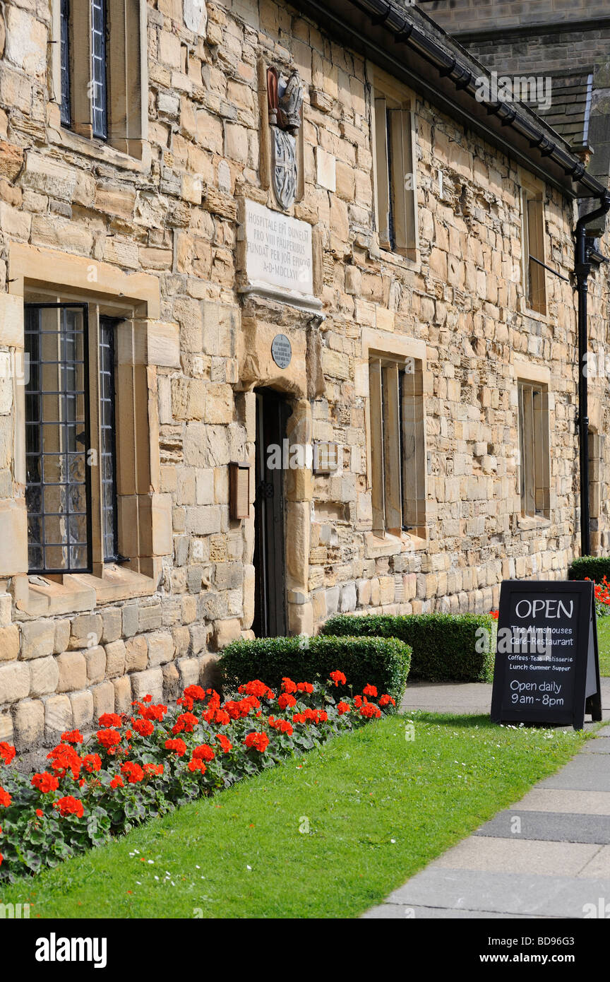 Durham coffee shop Palace green out side of the Cathedral Land of