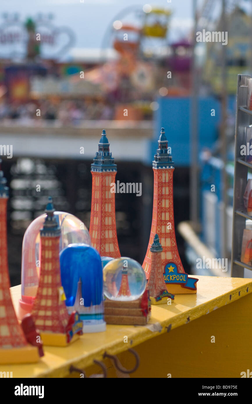 Blackpool tower, toys Stock Photo Alamy