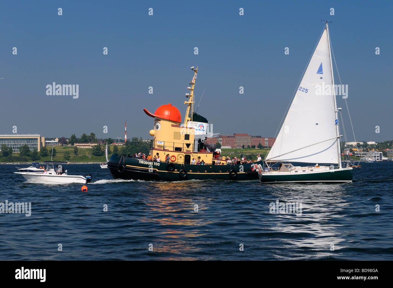 Tourist Theodore Cartoon Tugboat Sailboat And Motorboats In Halifax Stock Photo Alamy The first season of theodore tugboat began airing in 1993. https www alamy com stock photo tourist theodore cartoon tugboat sailboat and motorboats in halifax 25405194 html