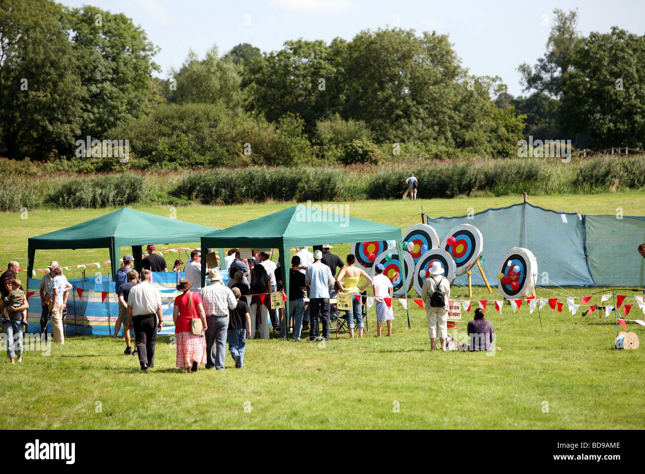 Country show at Ellingham on the edge of the New Forest in Hampshire Stock Photo