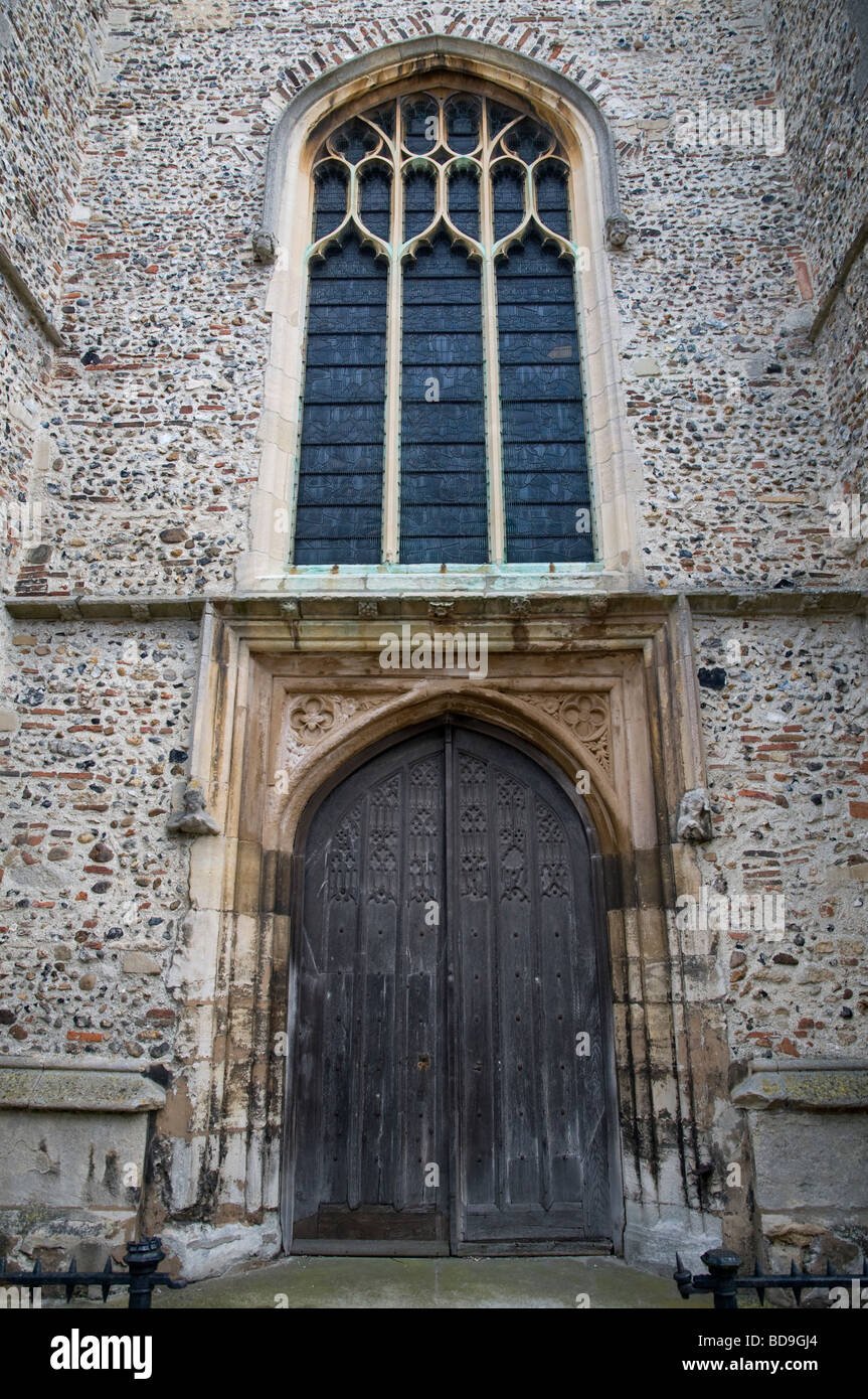 A doorway at All Saint Church Sudbury Suffolk England Stock Photo - Alamy