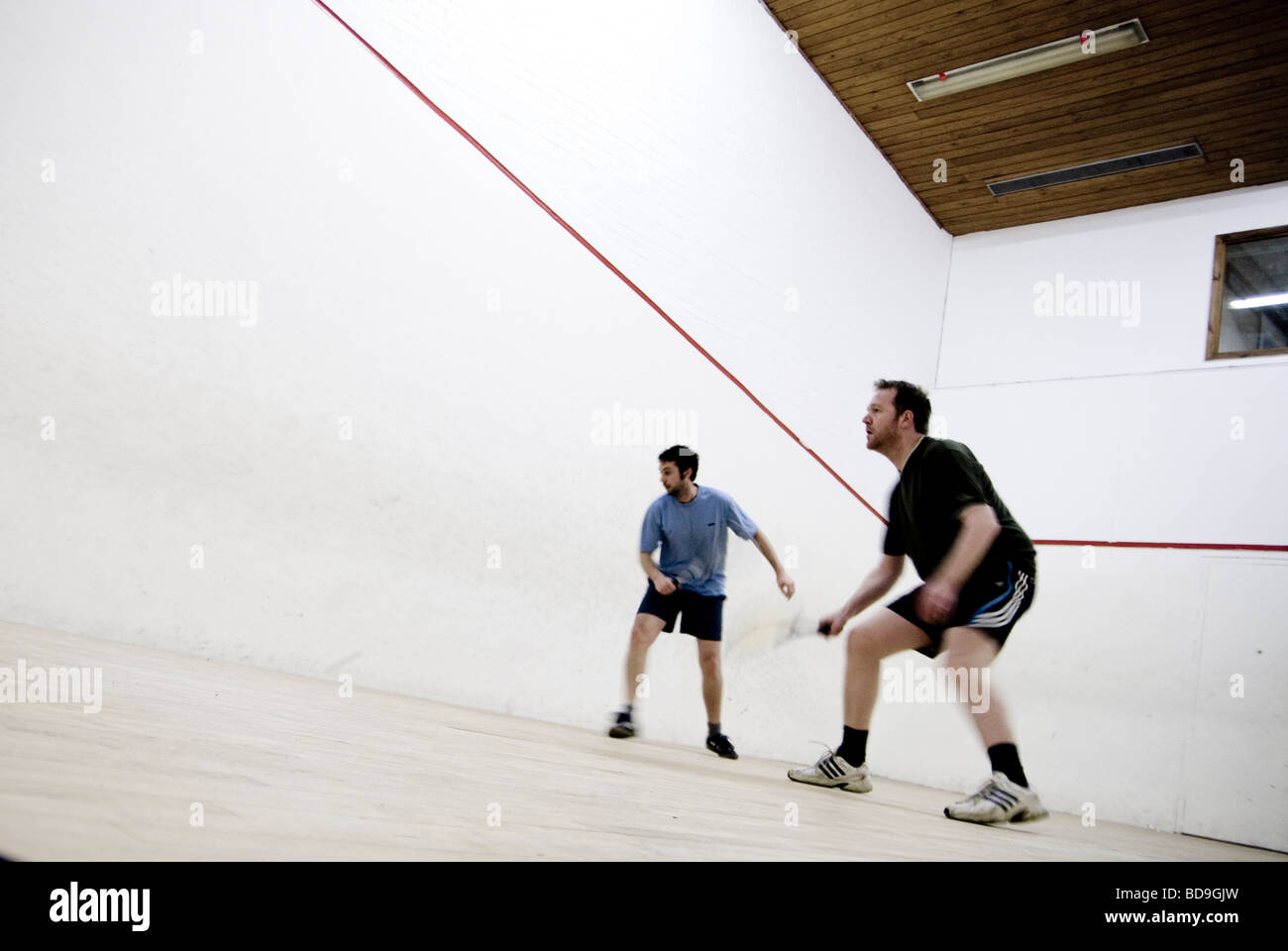 Squash game Stock Photo Alamy