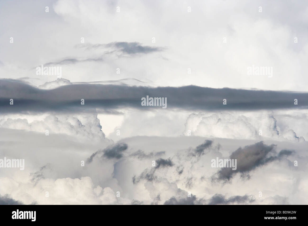 floating clouds Stock Photo