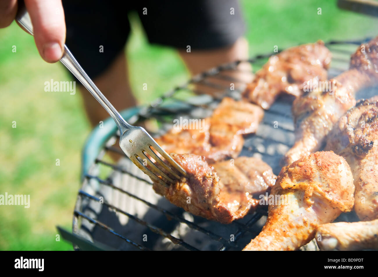 Barbecue party Stock Photo