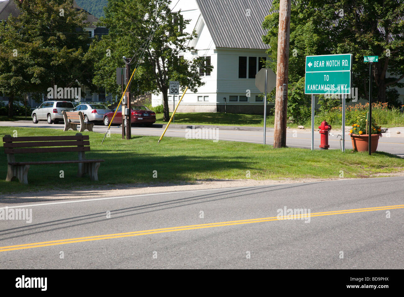 Bear Notch Road in Bartlett New Hampshire USA Stock Photo Alamy