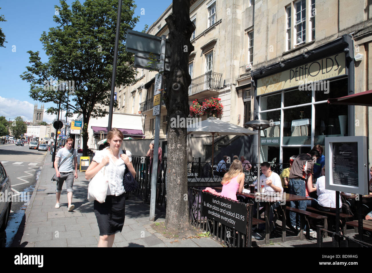 Whiteladies Road, Clifton, Bristol Stock Photo Alamy